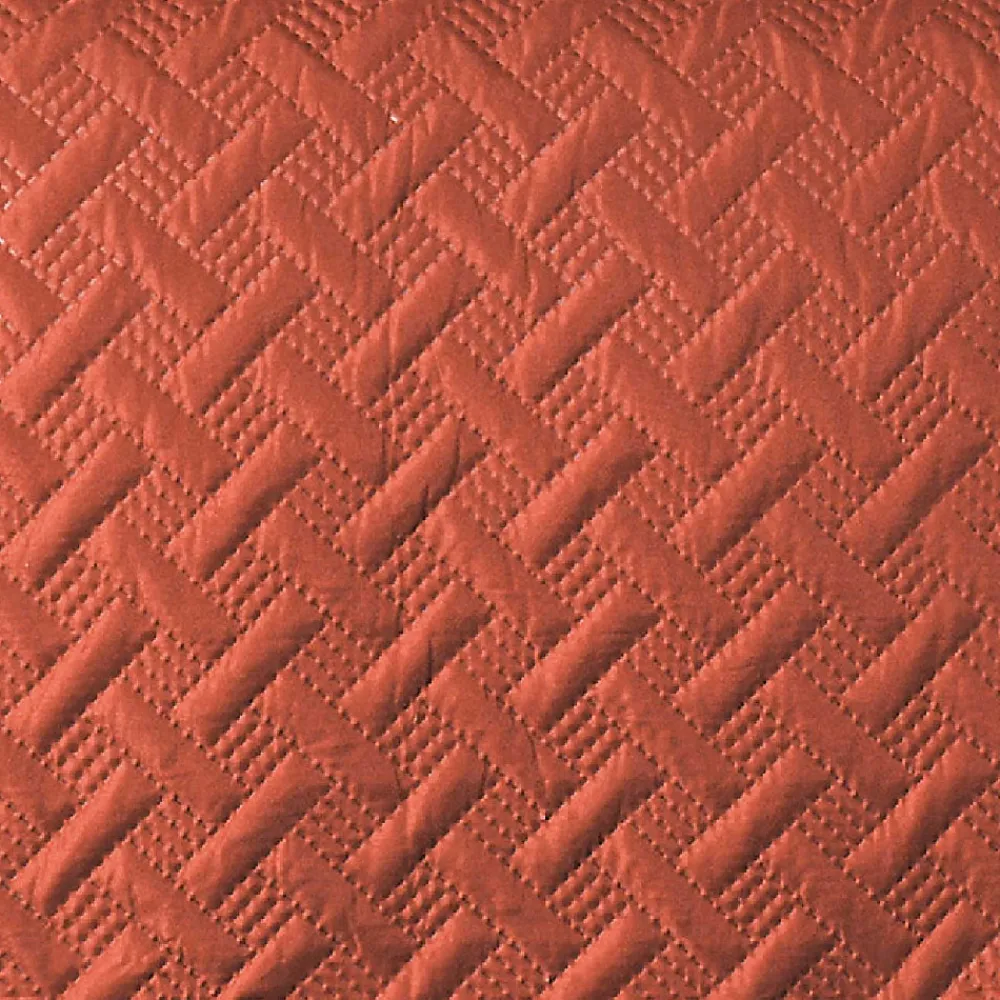 Couverture molletonné surpiquage graphique (150x150 cm - Cuivre)>Linder Hot