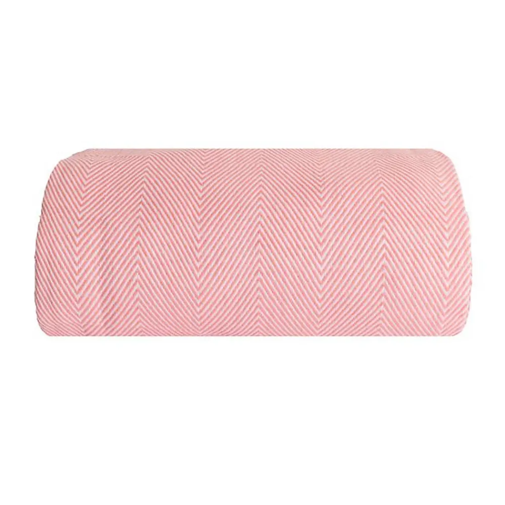 Sacasa Couverture plaid 100% coton rose saumon avec franges 180x220cm ZIGORA -* Boutis, Couvre-Lit, Édredon