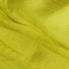 Sacasa Couverture plaid 100% coton vert citron avec franges 130x170cm BITALD -* Boutis, Couvre-Lit, Édredon