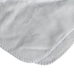 Sacasa Couverture plaid gris clair 130x170cm SMOOTIK -* Boutis, Couvre-Lit, Édredon