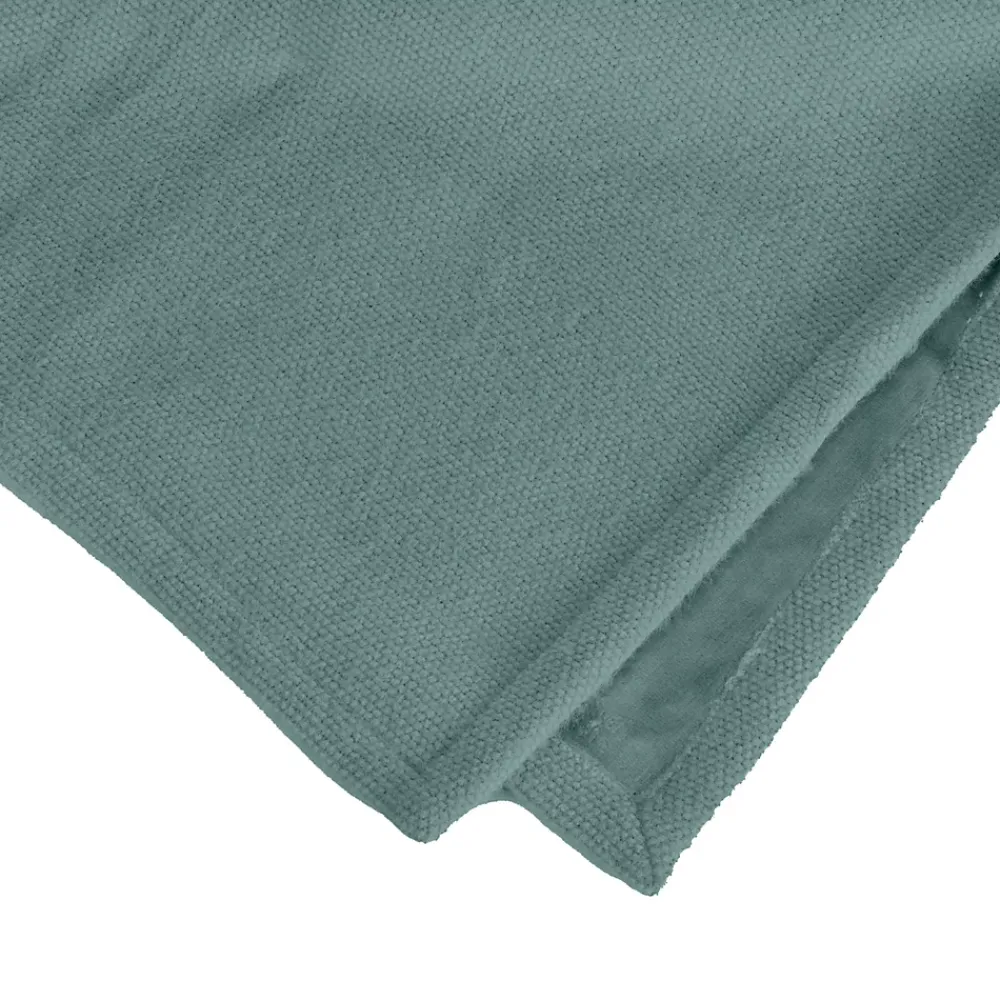 Sacasa Couverture plaid verte 130x170cm PANORA -* Boutis, Couvre-Lit, Édredon