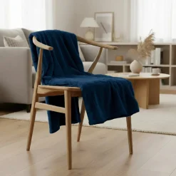 Sacasa Couverture plaid 130x170cm MINNOR -* Boutis, Couvre-Lit, Édredon