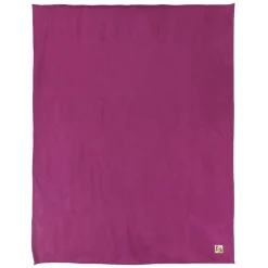 Linnea Couverture polaire luxe 180x220 cm 100% polyester 430g/m2 NARVIK Violet Prune* Couverture