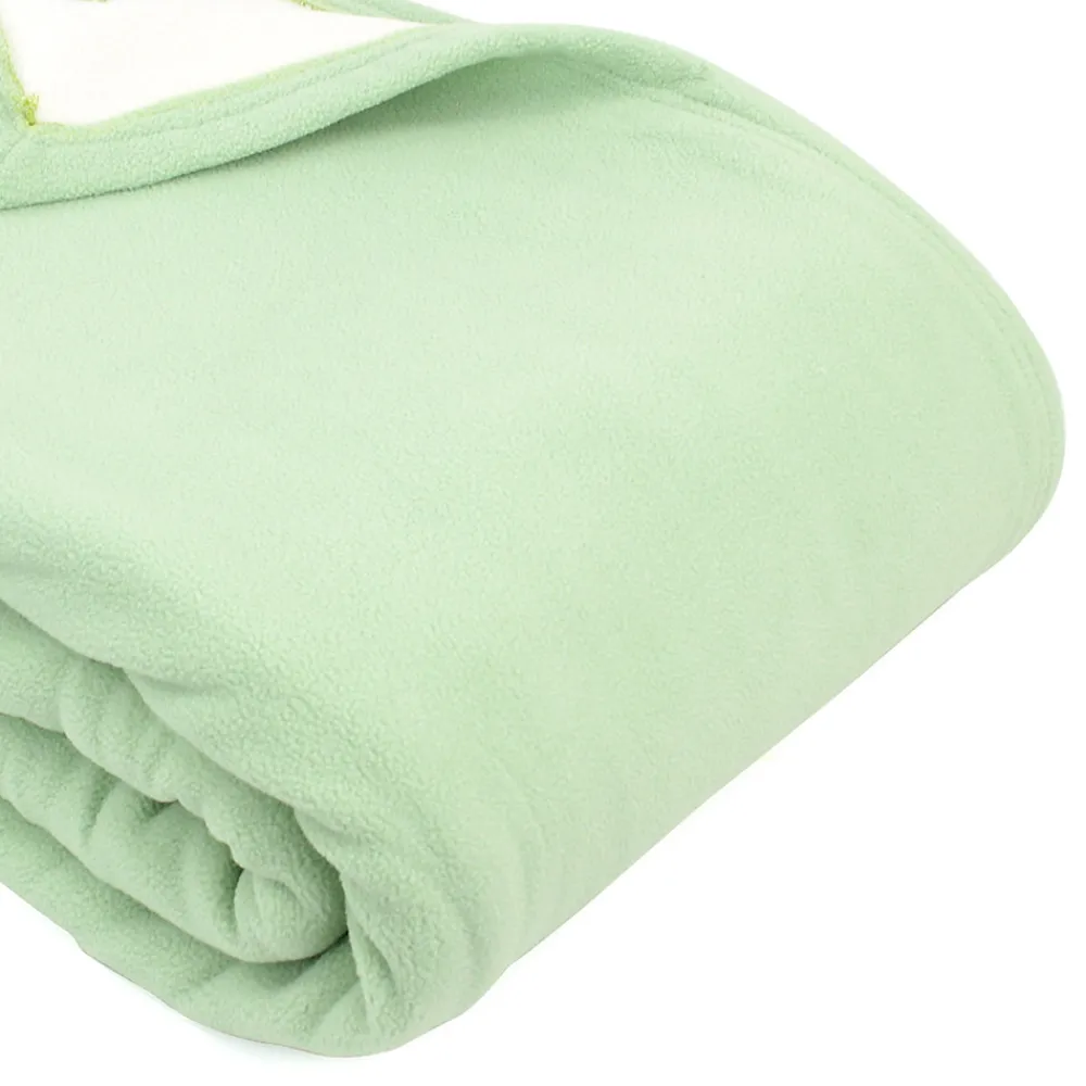 Couverture polaire luxe 240x260 cm 100% polyester 430g/m2 NARVIK Vert Tilleul>Linnea Hot
