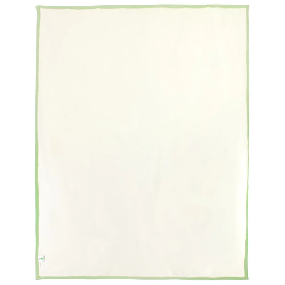 Linnea Couverture polaire luxe 180x220 cm 100% polyester 430g/m2 NARVIK Vert Tilleul* Couverture