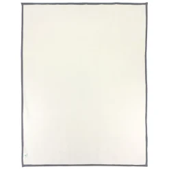Couverture polaire luxe 180x220 cm 100% polyester 430g/m2 NARVIK Gris Acier><noscript><img width=