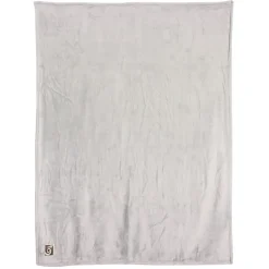 Couverture polaire microvelours 240x260 cm VELVET Gris Perle><noscript><img width=