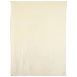 Couverture polaire microvelours 240x260 cm VELVET Ivoire><noscript><img width=