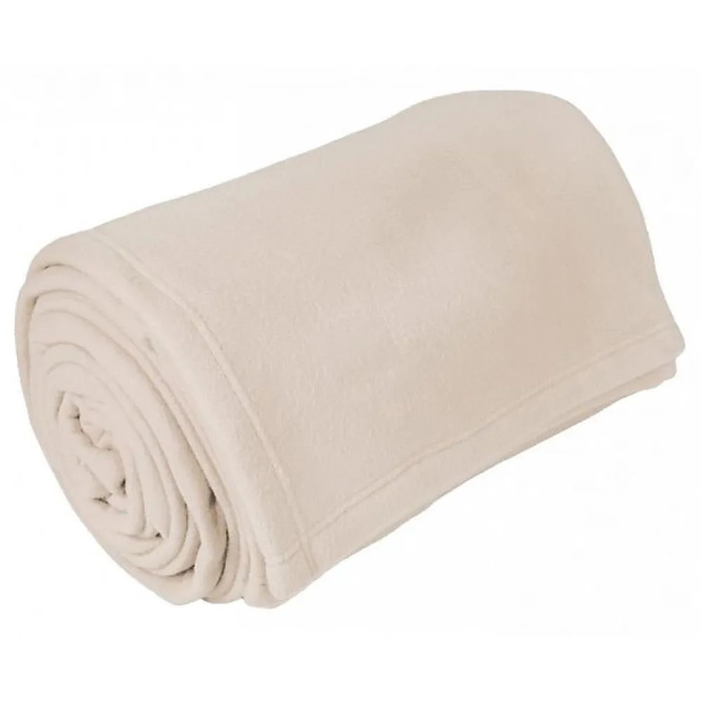 Toison d'Or Couverture polaire "Teddy Non feu - Norme NF EN ISO 12952" toutes dimensions - Teddy Naturel - 240 x 300 cm* Couverture