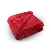 Linder Couverture polaire unie "PILONGA" (240x220 cm - Rouge)* Couverture