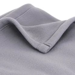 Couverture polaire 240x300 cm 100% Polyester 350g/m2 TEDDY Gris Acier><noscript><img width=