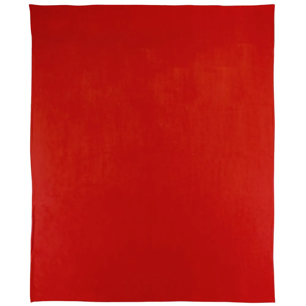 Couverture polaire 180x220 cm 100% Polyester 350g/m2 TEDDY Rouge terracotta>Linnea Best