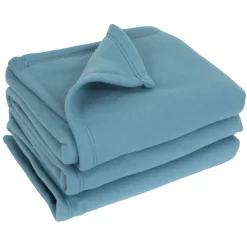 Linnea Couverture polaire 240x300 cm 100% Polyester 350g/m2 TEDDY Bleu Lac* Couverture