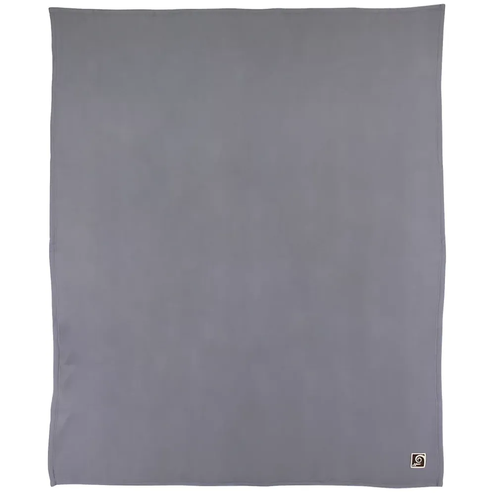 Linnea Couverture polaire 220x240 cm 100% Polyester 350g/m2 TEDDY Gris Acier* Couverture
