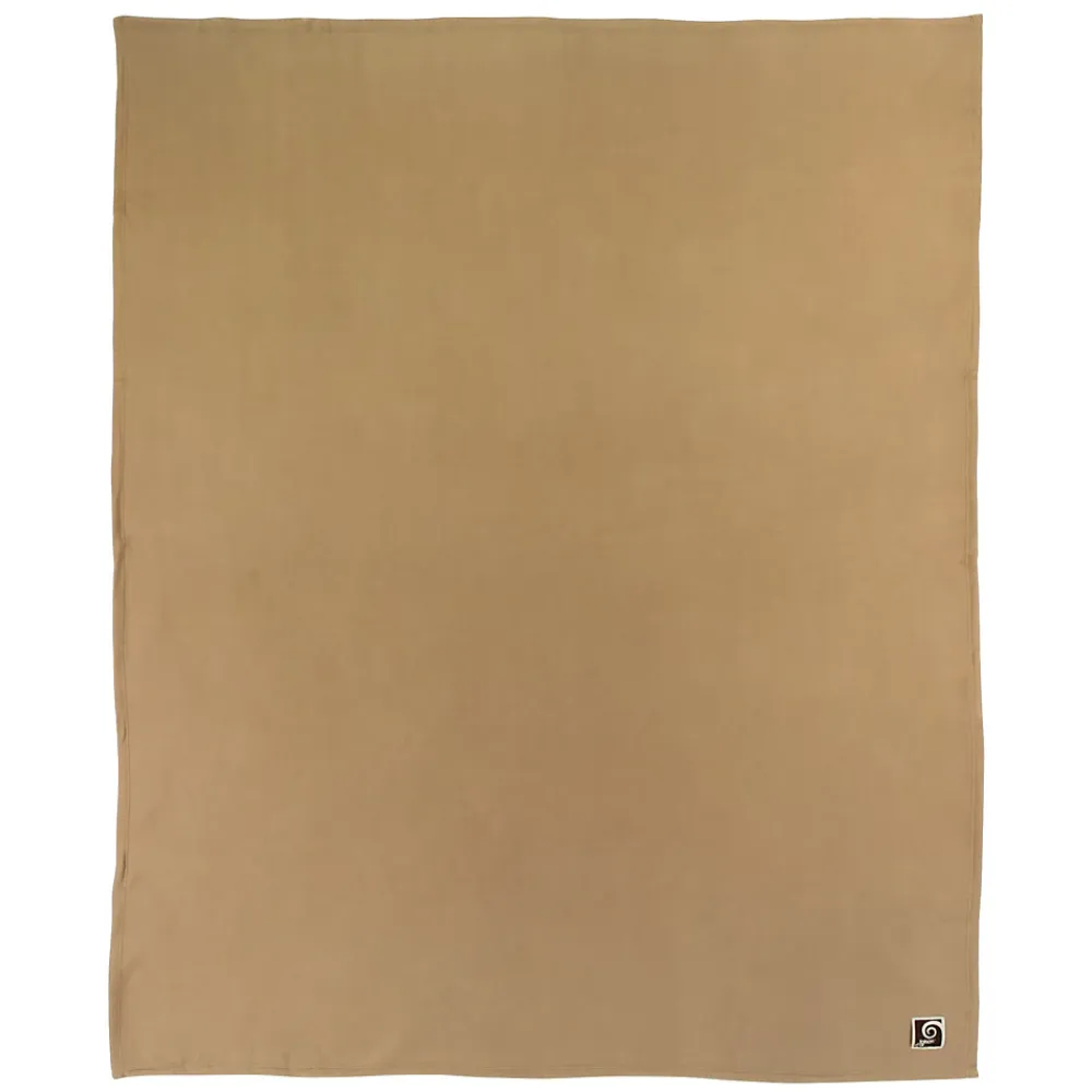 Linnea Couverture polaire 180x220 cm 100% Polyester 350g/m2 TEDDY Marron Sable* Couverture