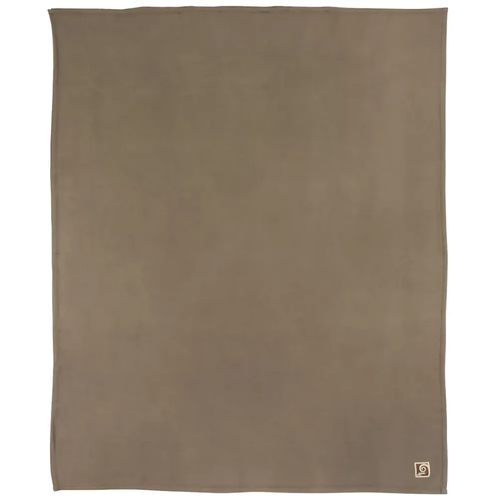 Linnea Couverture polaire 240x300 cm 100% Polyester 350g/m2 TEDDY Marron Taupe* Couverture