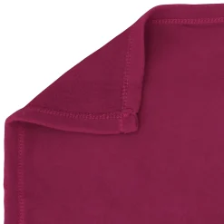 Linnea Couverture polaire 180x220 cm Isba violet Prune 100% Polyester 320g/m2 non-feu* Couverture