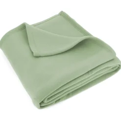 Linnea Couverture polaire 240x260 cm Isba Amande 100% Polyester 320g/m2 non-feu* Couverture