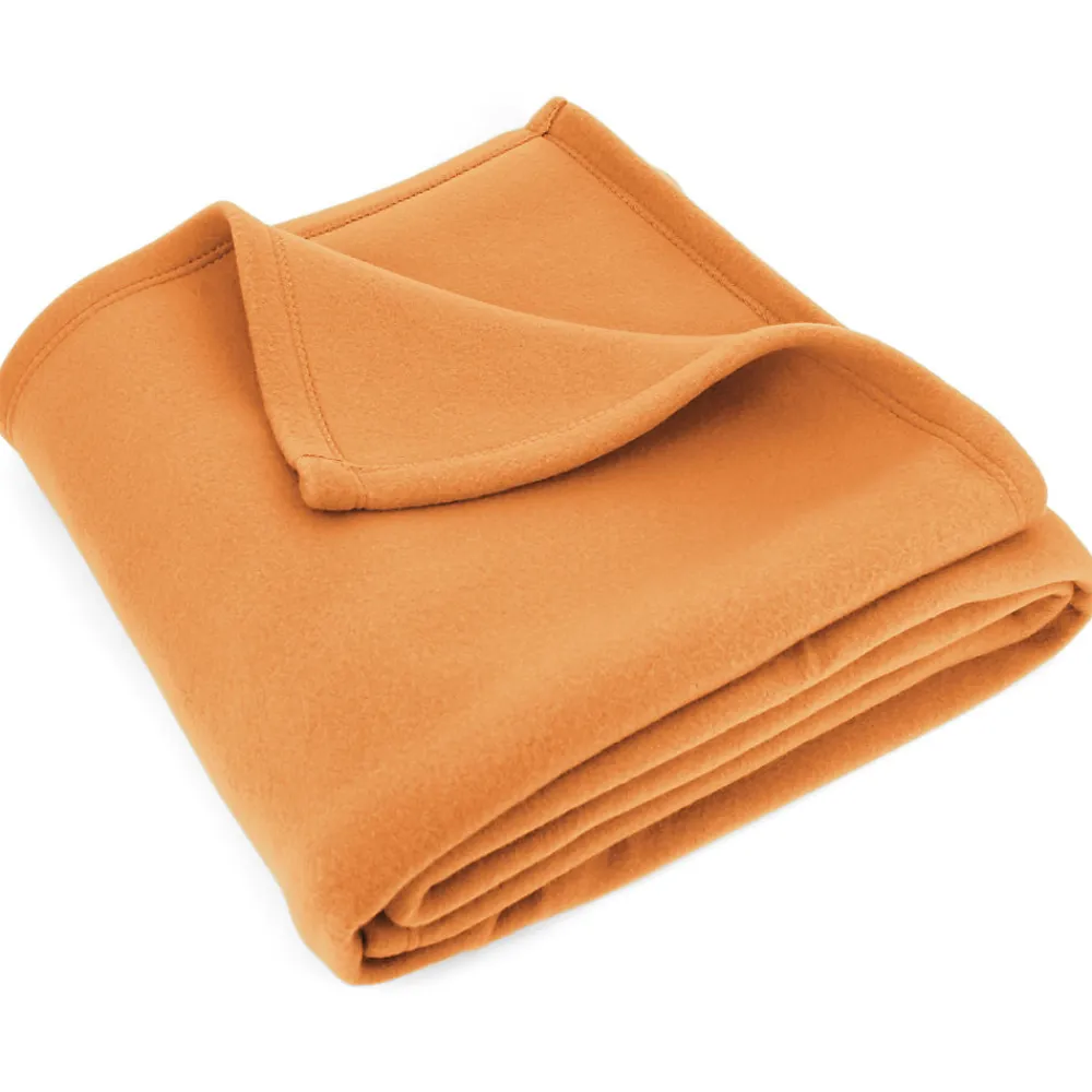 Couverture polaire 220x240 cm Isba Miel 100% Polyester 320g/m2 non-feu>Linnea Sale