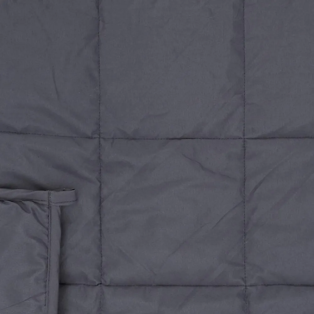 Couverture pondérée en polyester 7kg 150x200 cm LAVISH grise>Linnea Discount