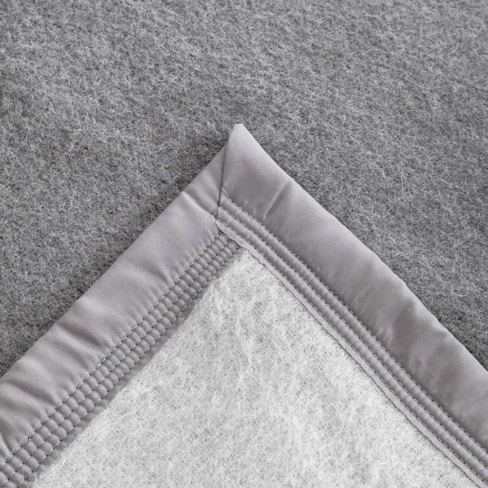 Linnea Couverture pure laine vierge Woolmark 500g/m² VOLTA 180x240 cm Gris Acier* Couverture