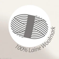 Linnea Couverture pure laine vierge Woolmark 500g/m² VOLTA 240x260 cm Marron Chamois* Couverture