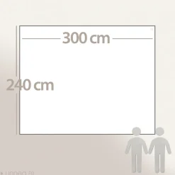 Couverture pure laine vierge Woolmark 500g/m² VOLTA 240x300 cm Gris Acier><noscript><img width=