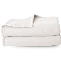 Linnea Couverture pure laine vierge Woolmark 500g/m² VOLTA 180x240 cm Blanc Naturel* Couverture