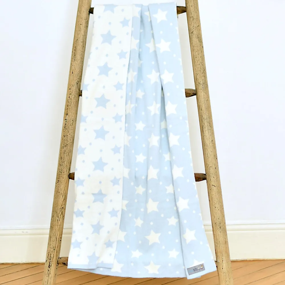 Couverture réversible en coton bio Gots ÉTOILES>Sevira Kids Clearance