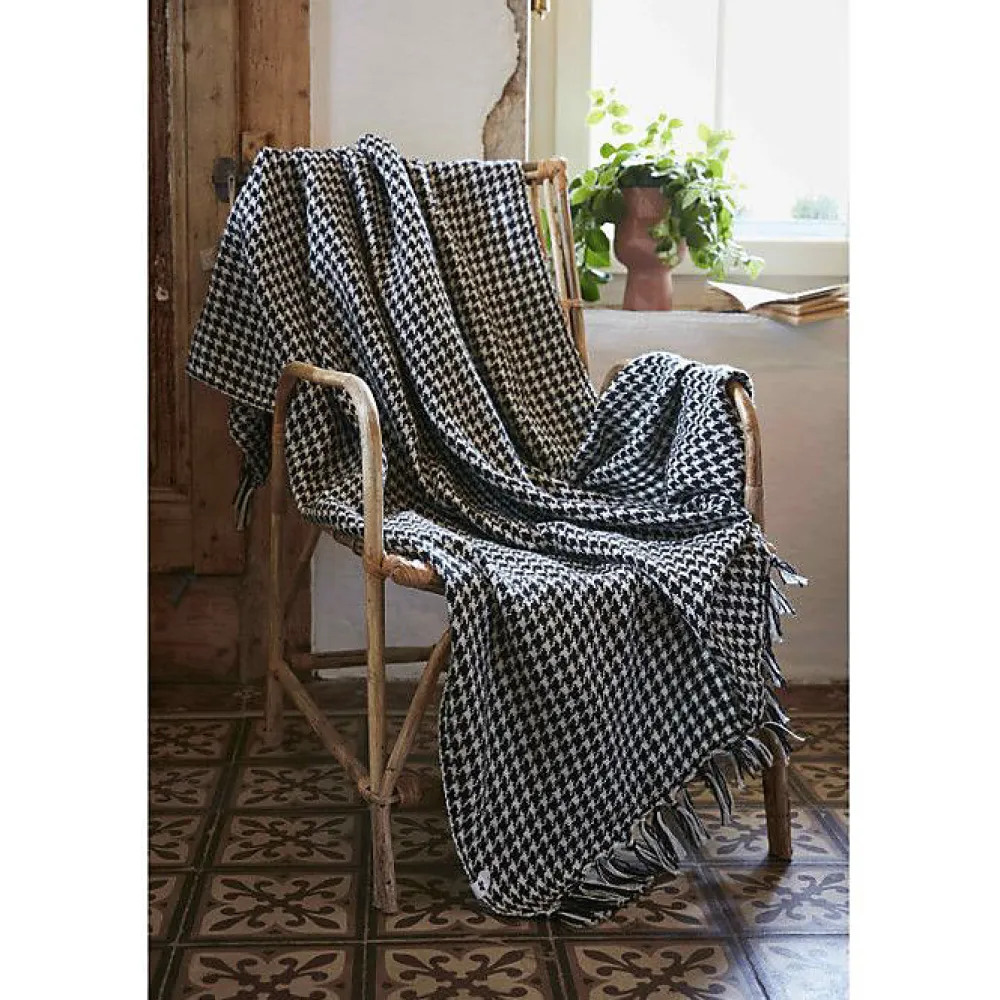 L'Effet Papillon Couvre lit à franges tissé teint "Gaspard" 240 x 260 cm* Boutis, Couvre-Lit, Édredon
