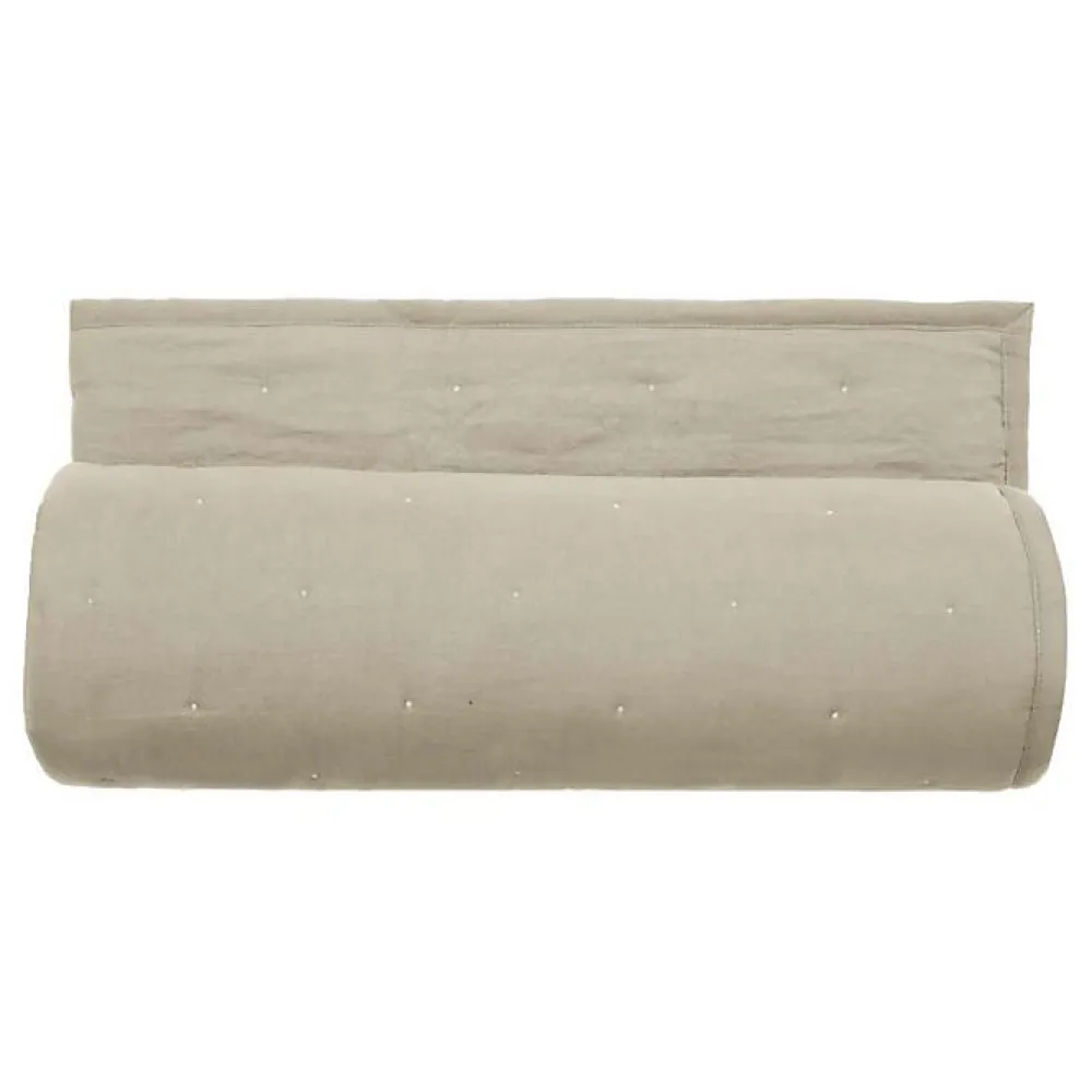 Couvre lit matelassé microfibre lavée "Céleste" toutes dimensions - Céleste Naturel - 180 x 240 cm pour lit 1 place>Vent Du Sud Outlet
