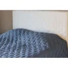 Vent Du Sud Couvre lit matelassé microfibre lavée "Céleste" toutes dimensions - Céleste Bleu Métal - 180 x 240 cm pour lit 1 place* Boutis, Couvre-Lit, Édredon