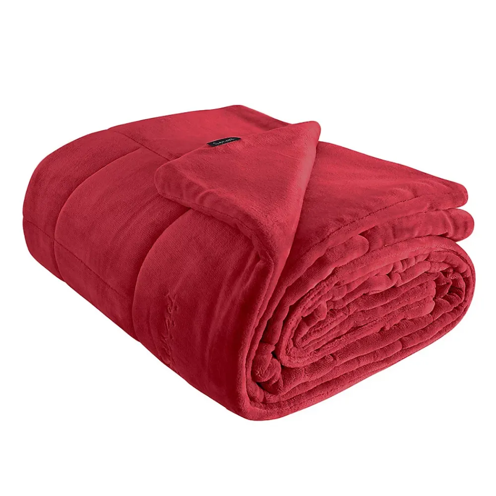 Sensei Maison Couvre lit matelassé "tout doux" épais et chaud Cardinal 260x240 cm NISEKO* Boutis, Couvre-Lit, Édredon