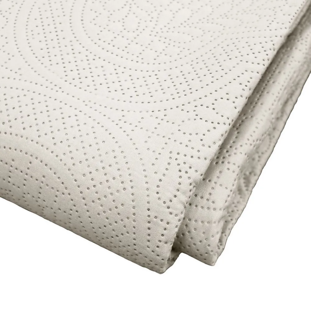 Couvre lit 2p mat.+2 hc 60x60 220 x 240 cm microfibre unie romane Naturel>Douceur D'Intérieur Best