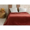Couvre lit velours gaufré - 240x260cm - Terre cuite>Linder Sale