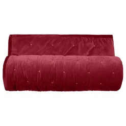 Vent Du Sud Couvre lit velours matelassé surpiqué "Gipsy" toutes dimensions - Gipsy Pourpre - 220 x 240 cm pour lit 2 places* Boutis, Couvre-Lit, Édredon
