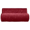 Vent Du Sud Couvre lit velours matelassé surpiqué "Gipsy" toutes dimensions - Gipsy Pourpre - 240 x 260 cm pour lit "King Size"* Boutis, Couvre-Lit, Édredon