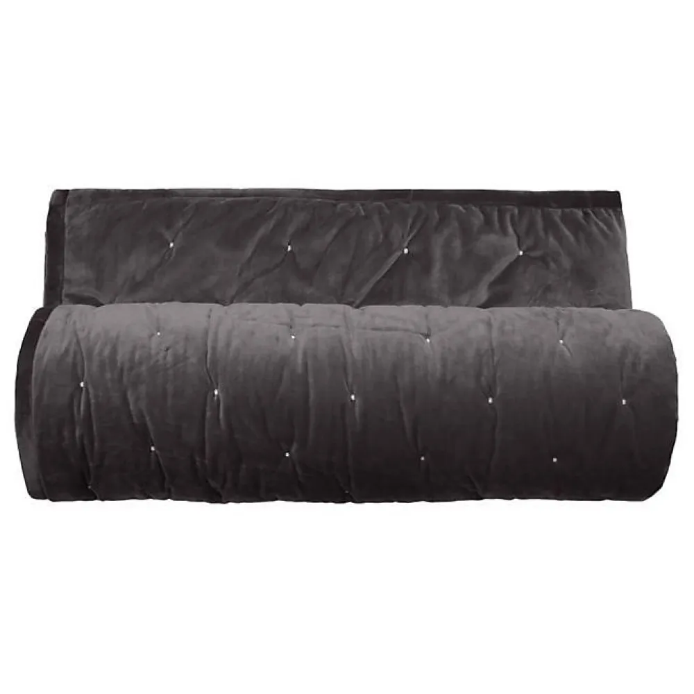 Vent Du Sud Couvre lit velours matelassé surpiqué "Gipsy" toutes dimensions - Gipsy Bison - 220 x 240 cm pour lit 2 places* Boutis, Couvre-Lit, Édredon