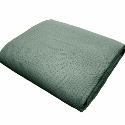 Couvre-lit 2 personnes microfibre 220x240 + 2 housses de coussins>Douceur D'Intérieur