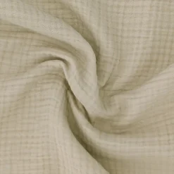 Couvre-lit 150x200 cm coton collection PAROS beige chanvre><noscript><img width=