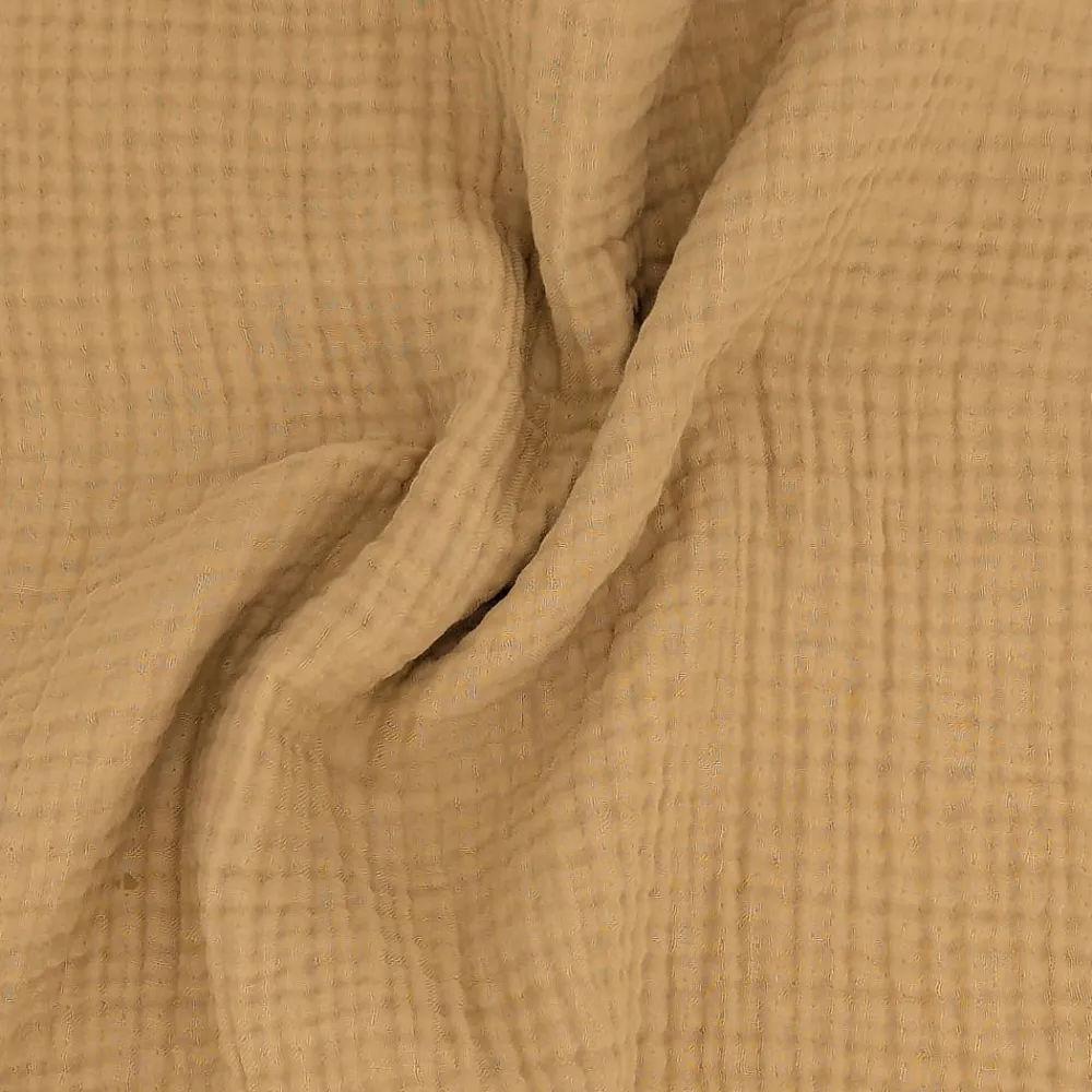 Couvre-lit 260x240 cm coton collection PAROS marron houblon>Linnea New