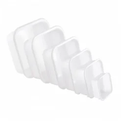 Cuvette alimentaire carrée emboitable 7 L - blanc><noscript><img width=