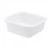 Gilac Cuvette alimentaire carrée emboitable 10 L - blanc* Seau, Bassine, Récipient De Ménage