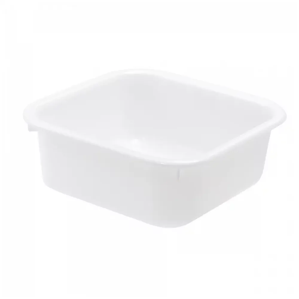 Gilac Cuvette alimentaire carrée emboitable 10 L - blanc* Seau, Bassine, Récipient De Ménage