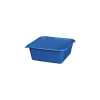 Gilac Cuvette carrée - 24 cm - 3 L - bleu* Seau, Bassine, Récipient De Ménage