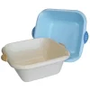 Laguelle Cuvette carrée bimatière - 13 L - blanc* Seau, Bassine, Récipient De Ménage