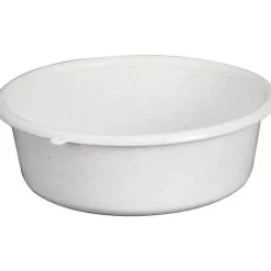 Cuvette ronde - D: 32 cm - H 11 cm - 5 L - gris moucheté>Aluminium Et Plastique