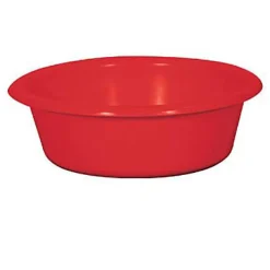 Cuvette ronde rouge 6,5L Ø36 x H. 12 cm> Discount