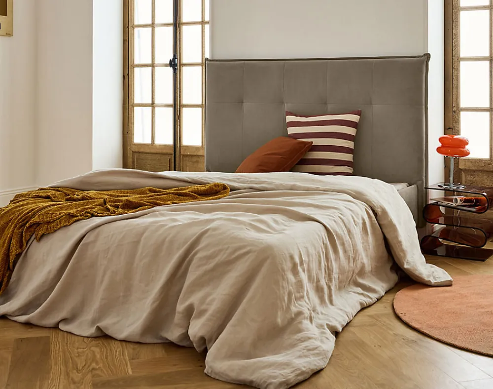Dali - cadre de lit - 140x190 - en velours ->Best Mobilier Clearance