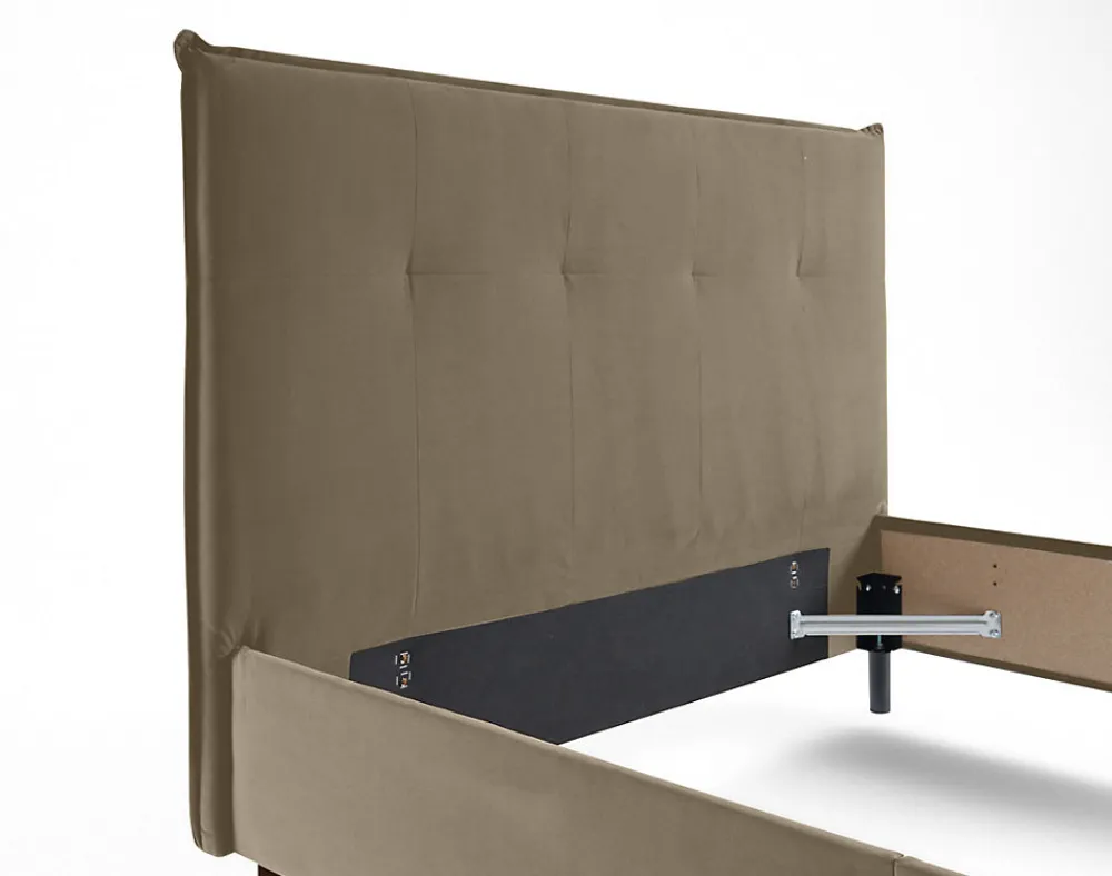 Dali - cadre de lit - 140x190 - en velours ->Best Mobilier Clearance